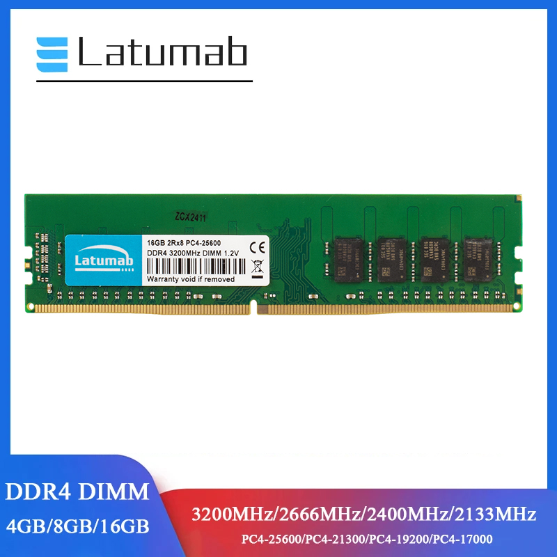 Latumab RAM DDR4 Desktop Memor - Sodimm Ddr4 recension och pris