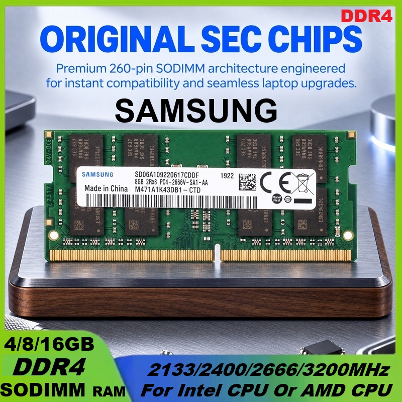 SAMSUNG DDR4 RAM 16GB 32GB 4GB - Ddr4 3200Mhz recension och pris