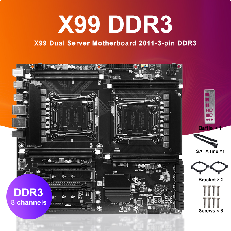 X99 Dual-socket Cpu Motherboar - Ecc Ram Server recension och pris